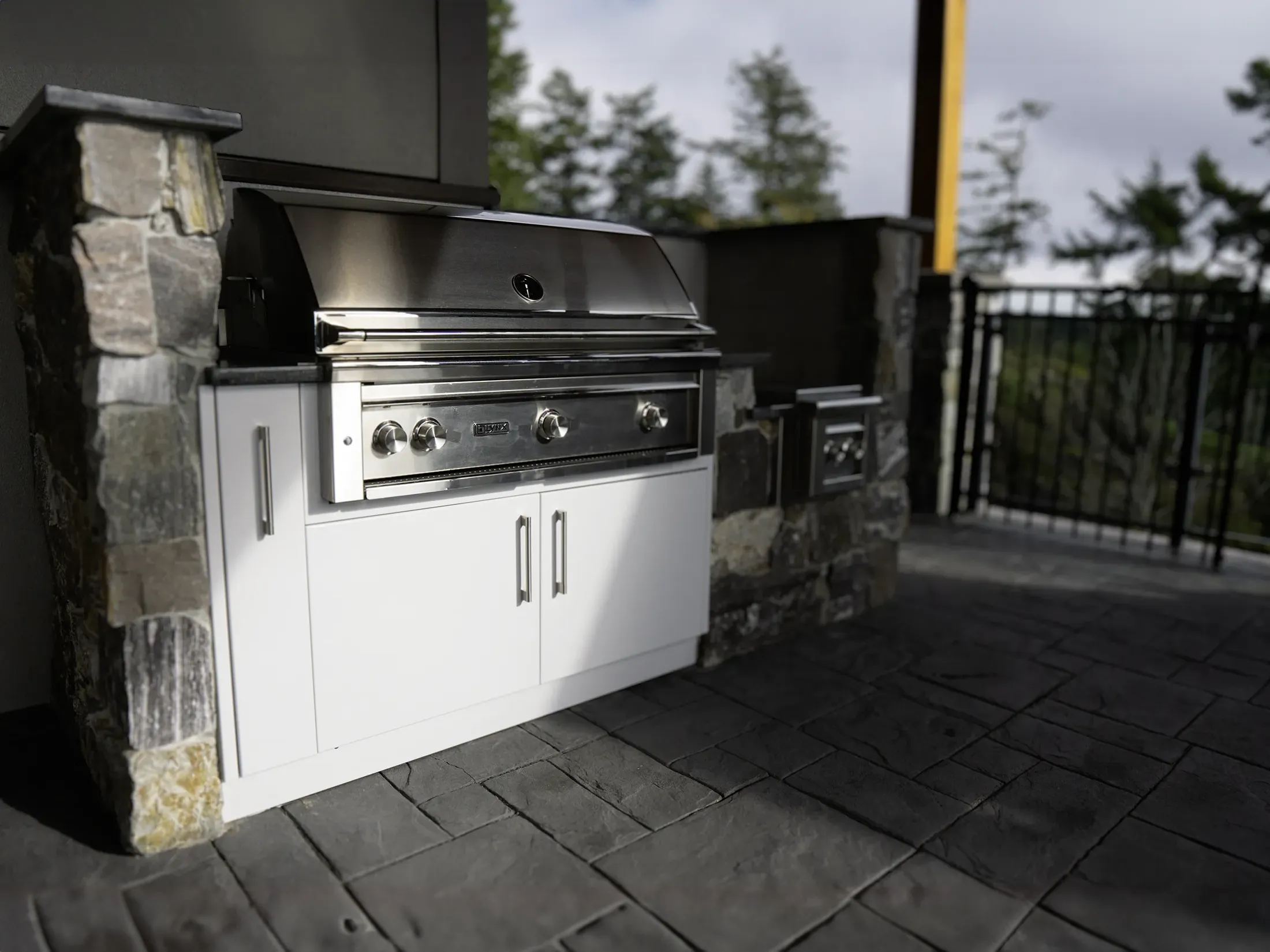 Outdoor kitchen made by Silver Fern Stainless in Victoria BC